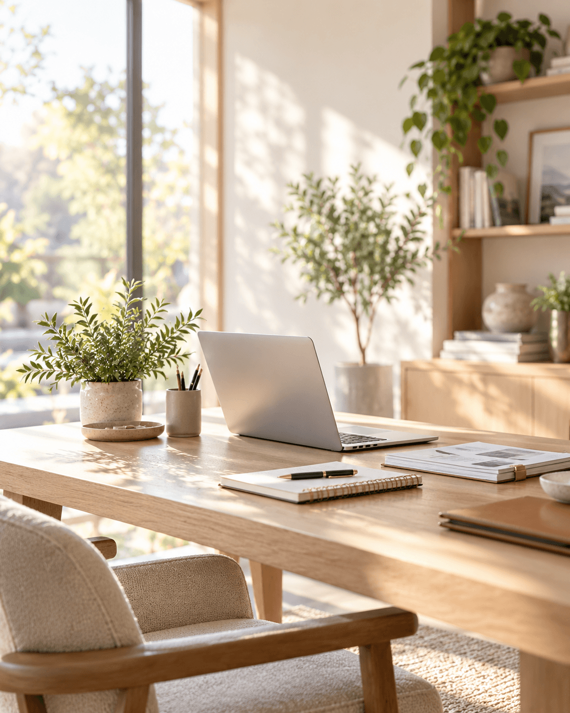 Professional workspace representing mortgage qualification for self-employed borrowers