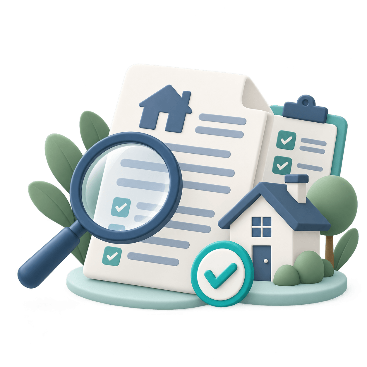 Mortgage documents being reviewed after a pre-approval