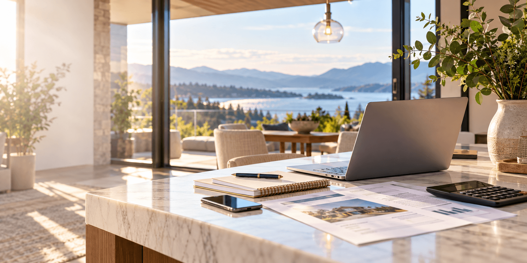 Mortgage qualification and debt-service planning in a bright British Columbia home